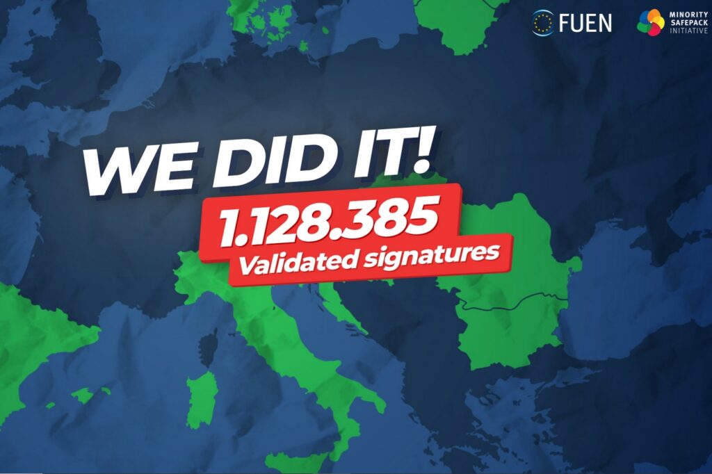 One million signatures in 11 countries reached
